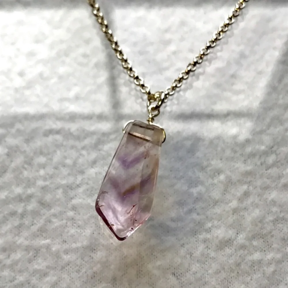 Hand Crafted Amethyst Charm Necklace - Picture 3 of 3